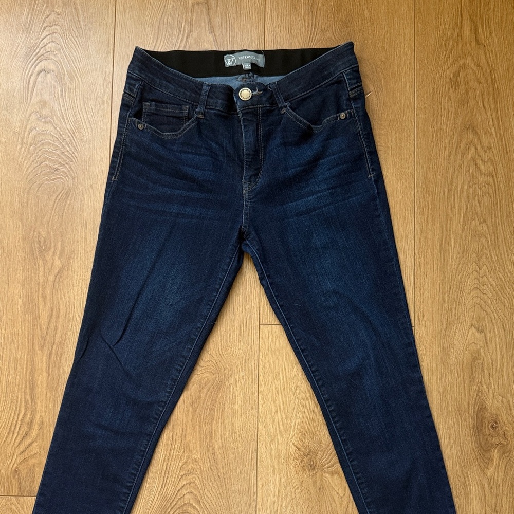 Wit & Wisdom Dark Indigo Skinny Jeans